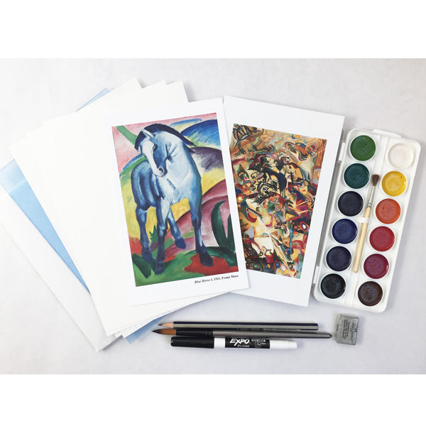 Art Kit: Drawing & Painting with Watercolors, Inspired by German Expressionism